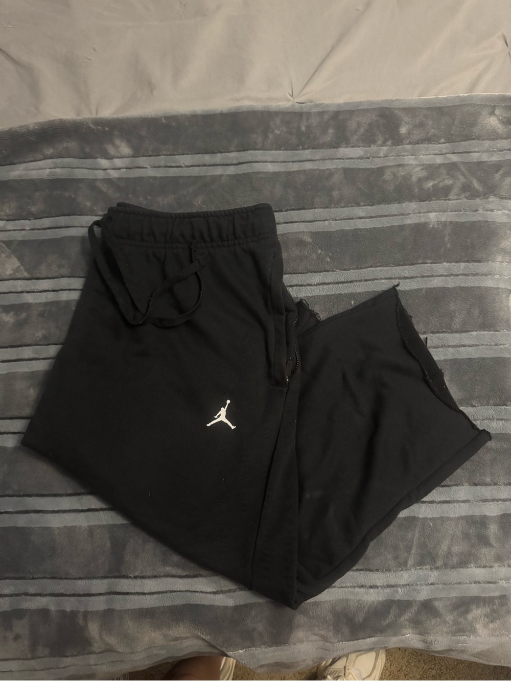Jordan Men’s Cut Off Black Fleece Joggers